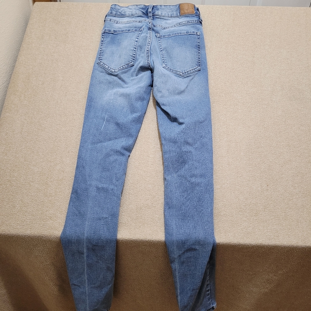 Aeropostale Aero Super High Rise Skinny Jeans Women’s Size 4‎ Distressed Stretch - Picture 5 of 10